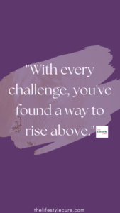 An inspirational diabetes quote written and designed to inspire others.